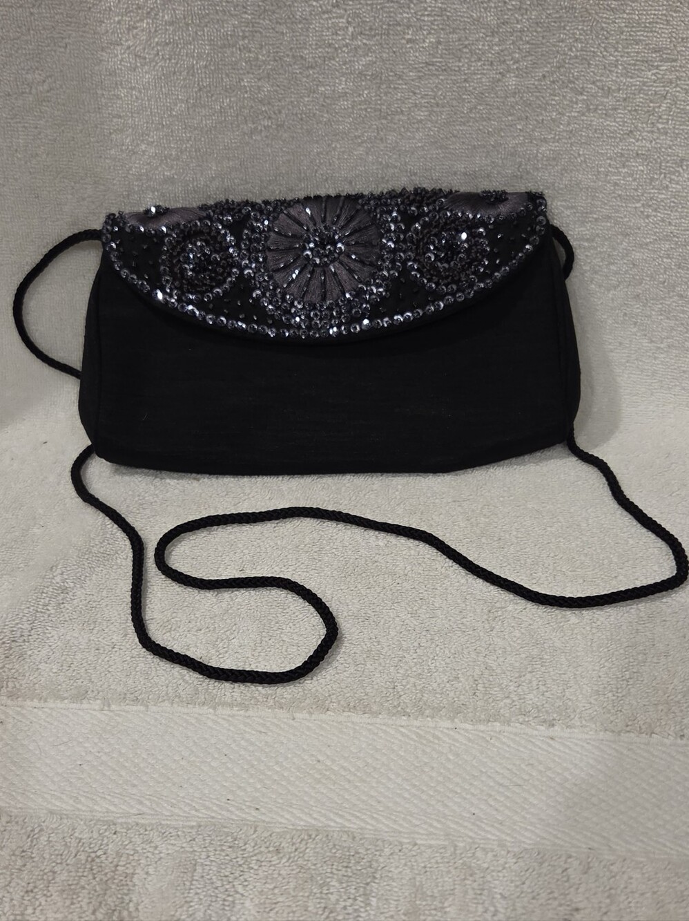KATE LANDRY BEADED CROSSBODY BAG